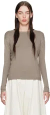 Max Mara Taupe Coimbra Sweater In 002 Turtledove