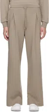 Max Mara Taupe Curve Lounge Pants In 002 Turtledove