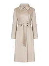 Max Mara Taupe Double-breasted Cashmere Coat In Neutral