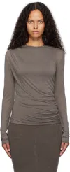 MAX MARA TAUPE ONORATA T-SHIRT