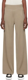 Max Mara Taupe Zigote Lounge Pants In 002 Hazelnut Brown