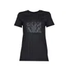 Max Mara Embellished Round Neck Top With Graphic Detail In Black