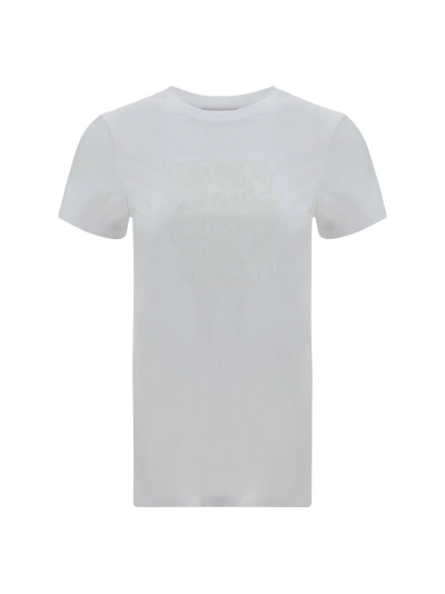 Max Mara Taverna T-shirt In Bianco Ottico