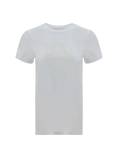 Max Mara Logo T-shirt In White