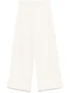 Max Mara Wide-leg Mid-waist Casual Pants In Neutrals