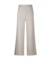 Max Mara Tay Wide Leg Jogging Trousers In Neutral