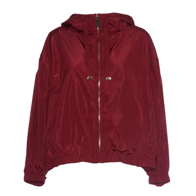 Max Mara Tea Parka In Anti-drip Taffeta In Red