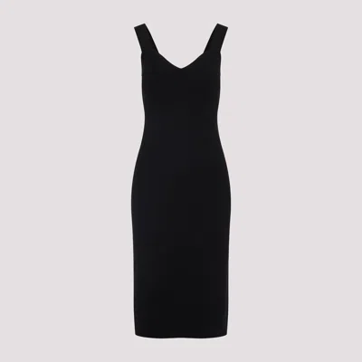 MAX MARA TEAK COMPACT MIDI DRESS