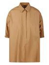 Max Mara Teano Oversized Shirt In Brown