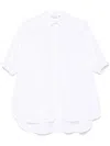 Max Mara Teano Popeline Shirt In White