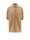 Max Mara Teano Oversized Shirt In Brown