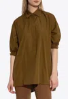 Max Mara Lapel Short-sleeved Shirt