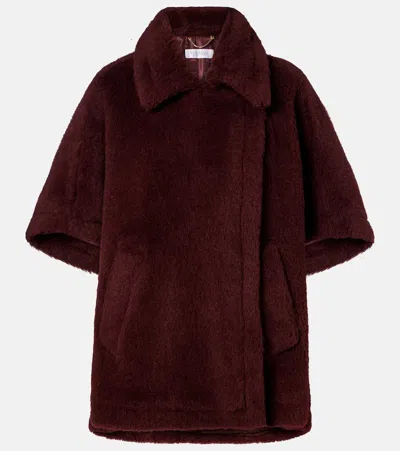 Max Mara Tebe Alpaca Wool-blend Cape
