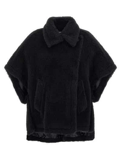 Max Mara Tebe1 Cape In Black