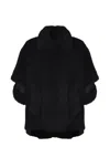 Max Mara 'tebe1' Cape In Black