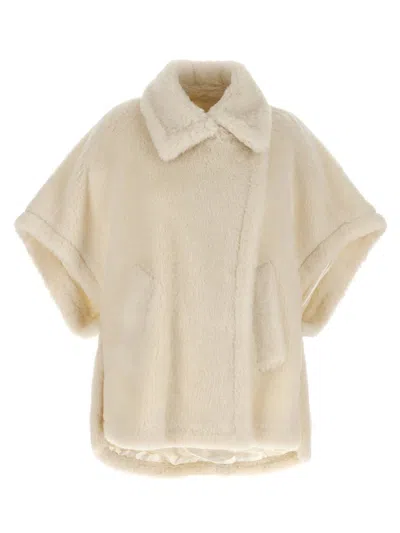 Max Mara Tebe1 Cape In Neutral