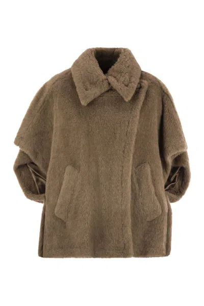 MAX MARA MAX MARA TEBE4 - TEDDY FABRIC CAPE