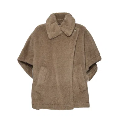 Max Mara Tebe4 Coat In Brown