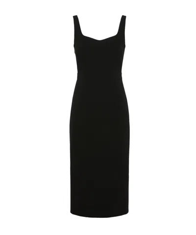 Max Mara Technical Cady Princess Dress - Black