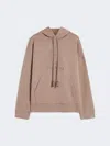 Max Mara Technical Cotton Jersey Sweatshirt In Neutral