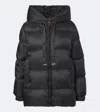 Max Mara Technical Down Jacket In Schwarz