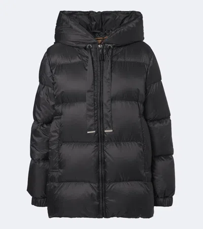 Max Mara Technical Down Jacket In Schwarz