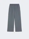 Max Mara Technical Gabardine Wool Trousers‎‎ In Gray