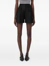 Max Mara Technical Mesh Shorts In Black