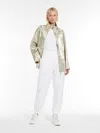 Max Mara Technical Taffeta Jacket In Stone