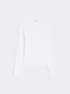 Max Mara Technical Viscose Sweater In White