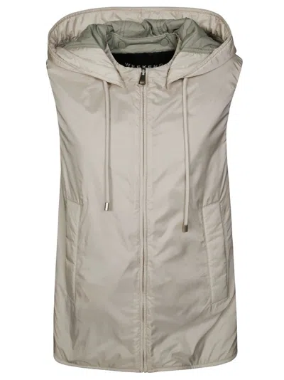Max Mara Weekend Tecla Padded Sleeveless Ves In Gray