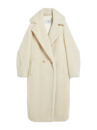 Max Mara Ted Girl Teddy Bear Icon Coat In Alpaca And Wool In Neutral
