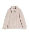 Max Mara Teddino Relaxed-fit Wool And Silk-blend Coat In Nude