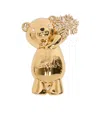 Max Mara Teddy Bear Brooch In Neutral