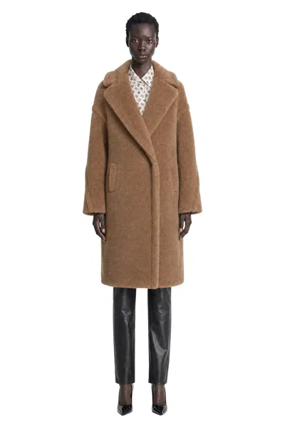 Max Mara Teddy Bear Coat In White