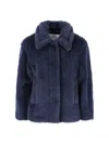Max Mara Mxmfuggito Coat In Blue