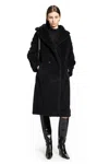 Max Mara Teddy Bear Icon Coat In Black
