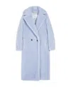 Max Mara Teddy Bear Icon Coat In Blue