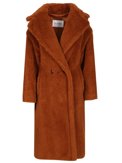 Max Mara Teddy Bear Icon Coat In Brown