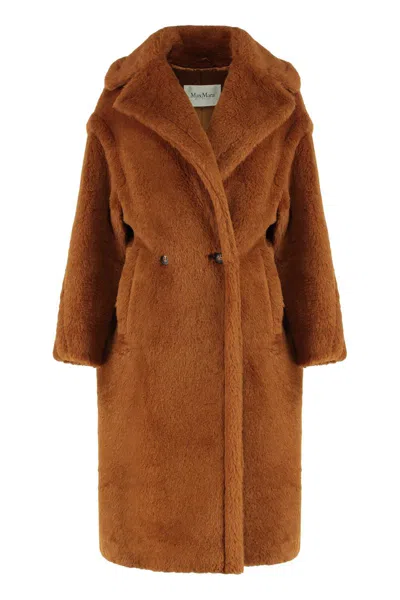 Max Mara Teddy Bear Icon Coat In Brown