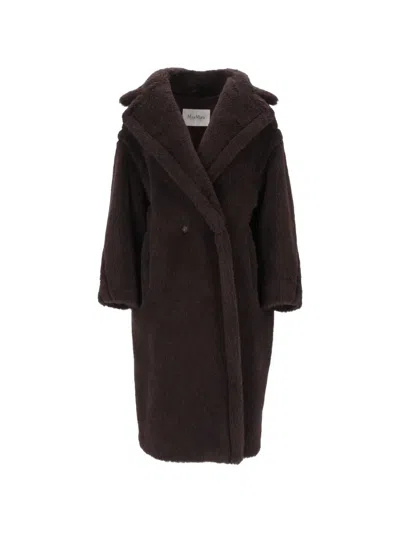 Max Mara Teddy Bear Icon Coat In Brown