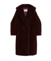 Max Mara Teddy Bear Icon Coat In Alpaca And Wool In Multi