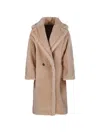Max Mara Teddy Bear Icon Coat In Neutral