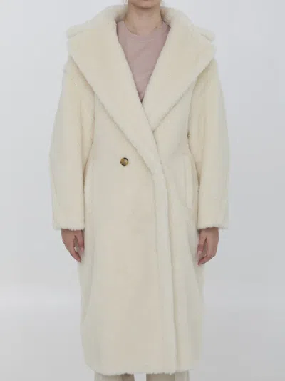 Max Mara Teddy Bear Icon Coat In White