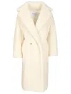 Max Mara Teddy Bear Icon Coats White In White