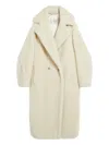 Max Mara Teddy Bear Icon Double-breasted Coat In Neutral