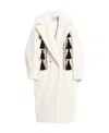 Max Mara Luxurious Alpaca And Wool Jacket For Fashion-forward Women In White