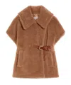 Max Mara Newbab Camel Hair And Silk Cape