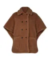 Max Mara Buttoned Pocket Jacket In Brown