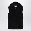 Max Mara Teddy Gilet In And In Black